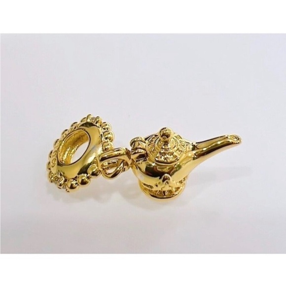 Pandora 1pcs Hold Aladdin’s Lamp Charm for bracelet or earrings or necklace - Picture 4 of 16